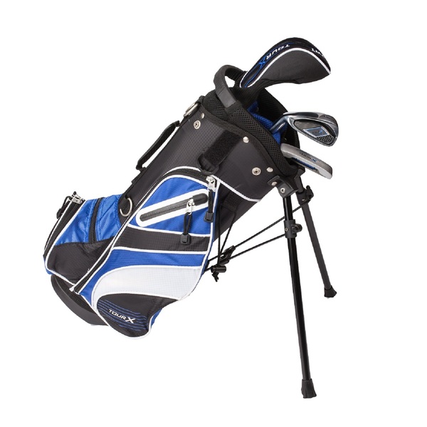 Merchants Of Golf Tour X Size 0 3pc Jr Golf Set w Stand Bag LH 50331